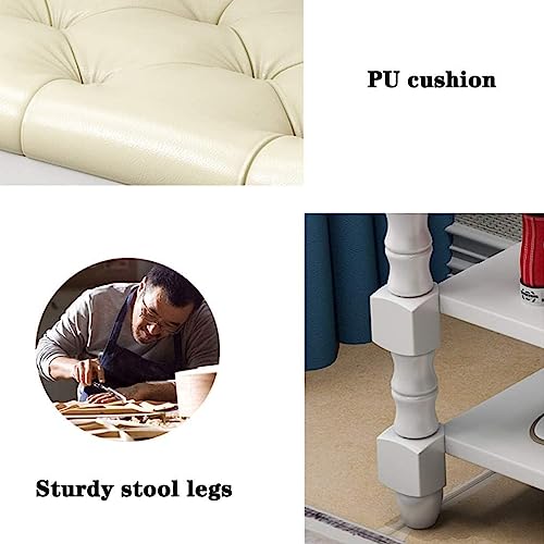 Tabouret à langer double couche pour ranger les chaussures du hall - 7