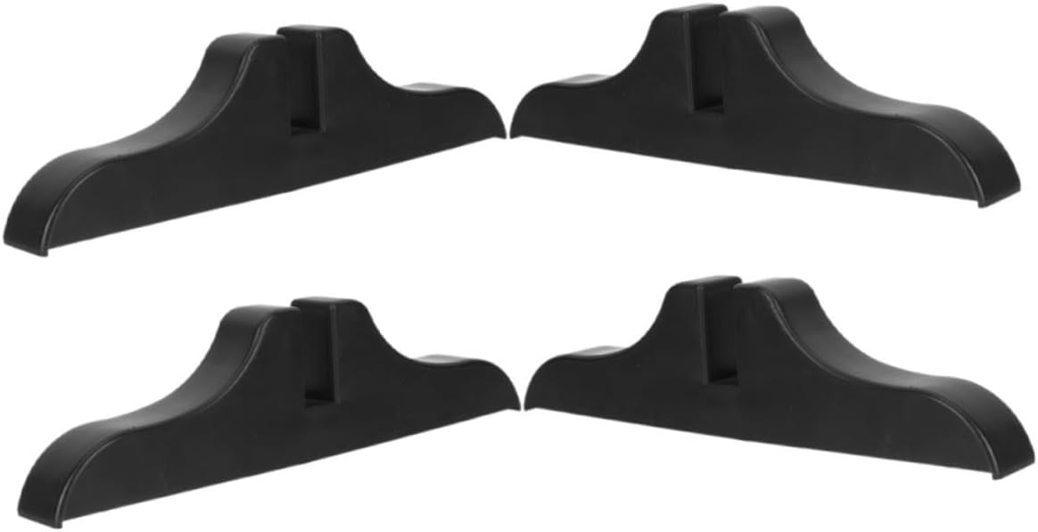 4pcs Folding Room Divider Base Feet Stand Expanding Fixing Tool Panel Support Bracket for Privacy Screen Partition Freestanding Black