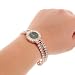 Imagen de SOIMISS Conjunto de Joyas Nupciales Verde Cristales para Mujer Elegante