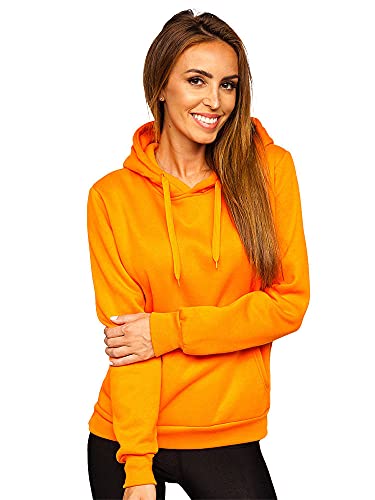 BOLF Damen Kapuzenpullover Hoodie Sweatshirt mit Kapuze Pullover Pulli...