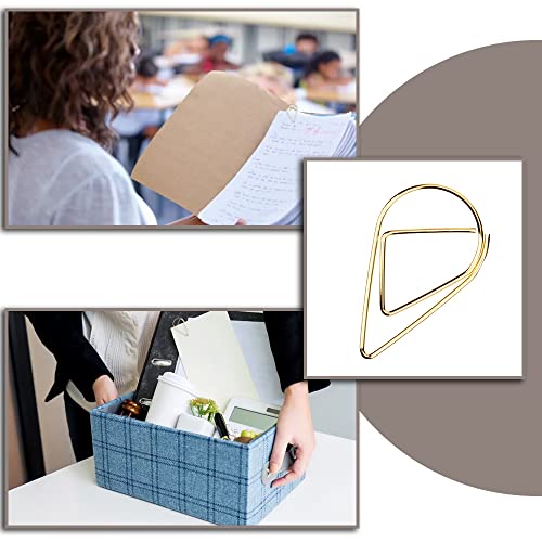 100 graffette in acciaio inossidabile dorate a