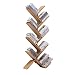 librerie Scaffali angolari da parete in bambù Scaffale a 8 piani a forma di albero dal pavimento al soffitto Scaffale per ufficio Scaffale per esposizione Scaffale per camera da letto （Beige） Scaffale