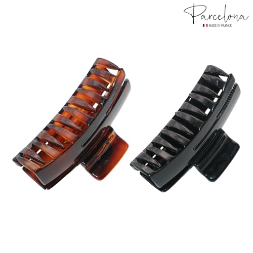 Pinzas para cabello celuloide acetato 2 piezas miniatura 5