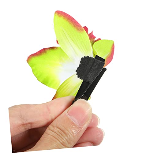 Barrettes à cheveux en forme de fleur orchidée artificielle haute densité