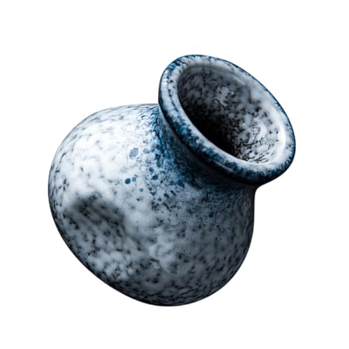 HOLIDYOYO Porte-Cure-Dents en Céramique de Style Japonerie Pot à Cure-Dents Portable Bleu Accessoire Cuisine Décoratif pour Salle à Manger Boîte à Cure-Dents Compacte et Élégante