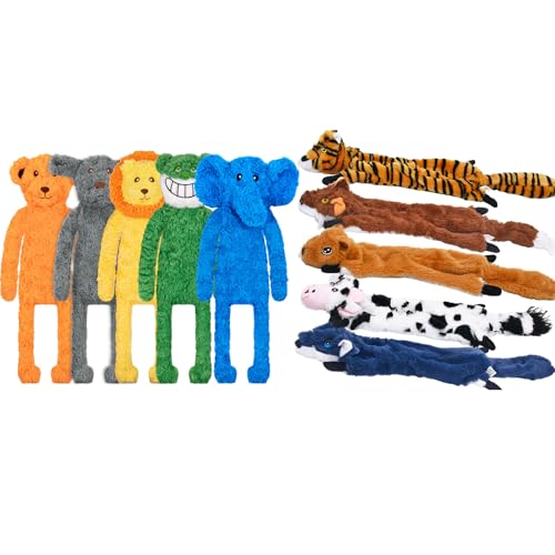 Juego de 5 juguetes sonoros para perros SHARLOVY
