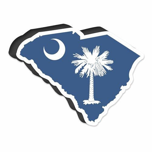 South Carolina Palmetto Flag Car Magnet