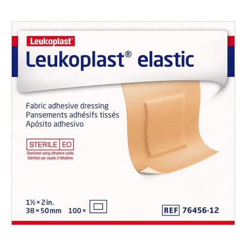 Coverlet/Leukoplast Adhesive Patch Bandage 1-1/2 x 2 Latex-free 100 per Box (Packaging May Vary)