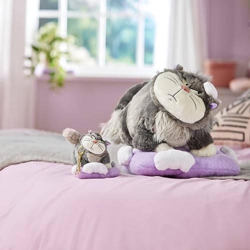 Disney Cinderella Lucifer On His Quilted Cushion Medium Soft Plush Toy 35.5cm - vue 5