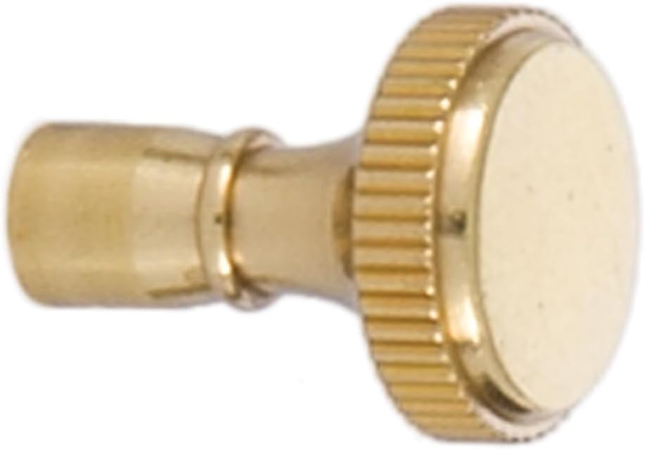 B&P Lamp® Polished and Lacquered Solid Brass Knurled Key
