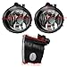 Fog Lights Lamps Assembly Pair for BMW (X1 F48 F49 2016-2019)(X2 F39 2018-2021)(X3 F25 2011-2017 w/o Adaptive Headlamps)(X4 F26 2015-2018)(X5 F15 2014-2015)(X6 F16 2015) with Bulbs