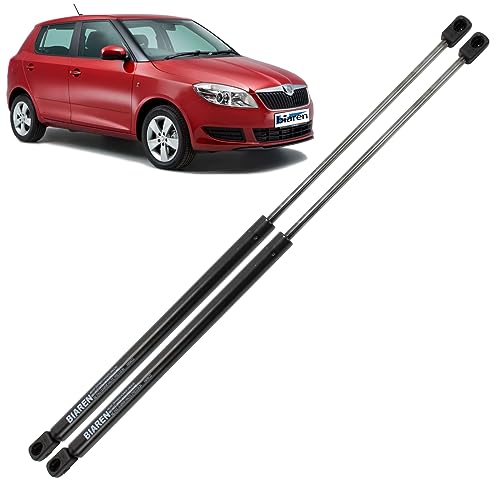 BIAREN 2x Rear Tailgate Boot Gas Struts For Skoda Fabia Mk2 II 542 Hatchback 545 Combi 2006-2014 Lift Support System 440 (N) 492 MM 5J6827550 5J6827550B