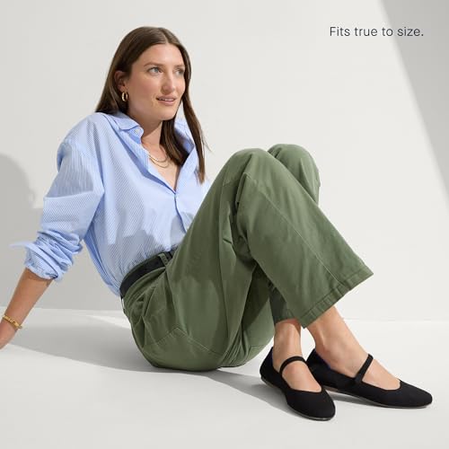 Rothy's The Square Mary Jane Women's Slip-On Shoes, Square-Toe Flats, Made from Recycled Plastic Bottles & Machine Washable2