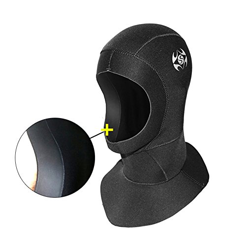 image for Skyone Neoprene Wetsuit Hood Scuba Diving Hood 3MM 5MM for Men Women Y