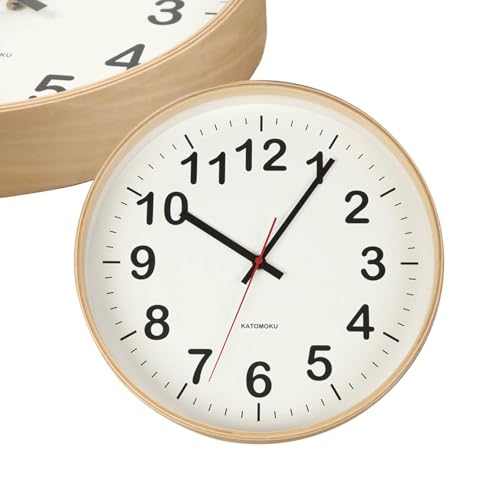 KATOMOKU plywood wall clock 2 |v Abj km-42M 252mm (dgv)