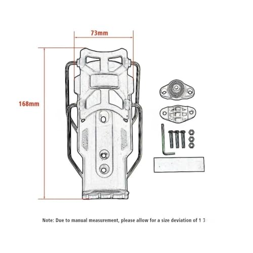 Porte-gobelet moto guidon support bouteille MT 450 700 800 - 5