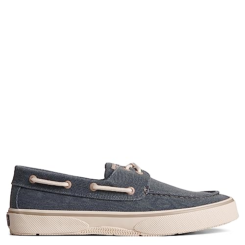 Sperry Men's, Halyard SeaCycled 2-Eye Boat Shoe Blue