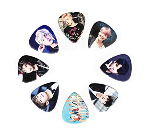 BTS Guitar Picks - (8 picks in a packet)