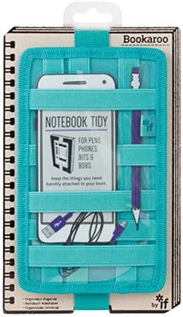 IF Bookaroo Notebook Tidy (Black) - Pen Holder for Moleskin Notebooks Pen Holder for Planner or Stationery - Book Pencil Holder - Stationery Organiser