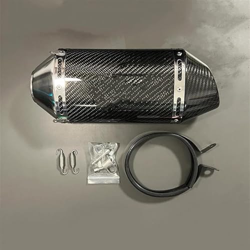 Tuyau d'échappement carbone M4 moto pour Yamaha R1 R6 MT07 K6 K7