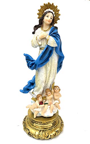 Estatua Virgen Inmaculada Concepción 12 pulgadas
