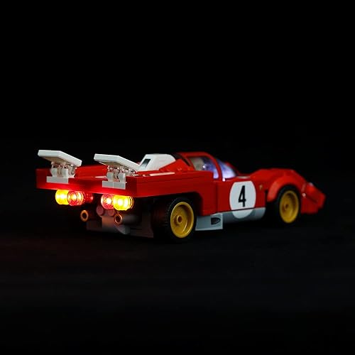 Vista 20 de Kyglaring Kit de iluminación LED diseñado para Lego Mercedes-AMG F1 W12 E Performance y Mercedes-AMG Project One 76909 Kit de construcción