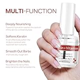 KYDA Keratin + Vitamins C Nail Care Oil, Nail Growth and Strengthener Keratin Cuticle Treatment Oil, Moisturizing Base Coat for Dry, Damaged Nails - Image 4