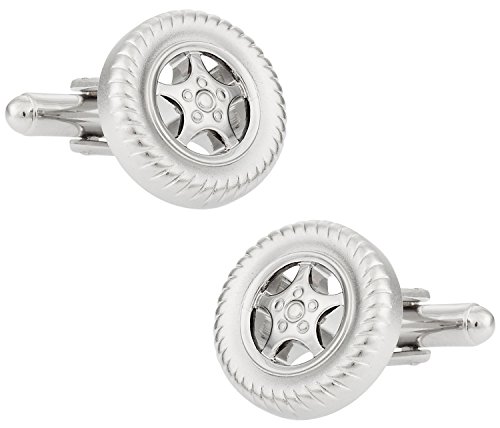 Gemelos Cuff-Daddy Racing Tire para fans NASCAR miniatura 1