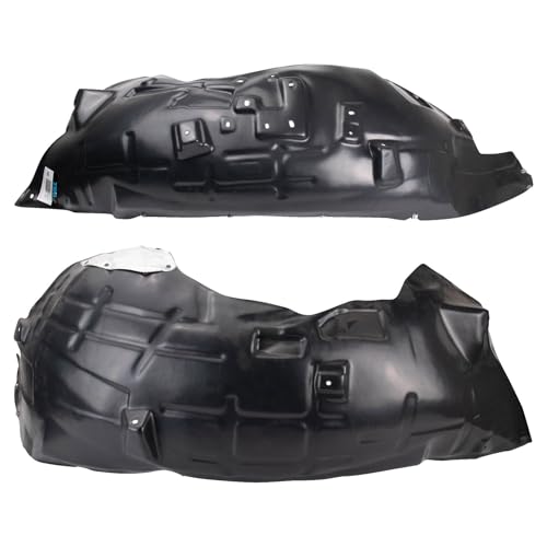 Image of TRQ Front Driver and Passenger Side Inner Fender Liner Set Compatible with 2022 Ford F-150 XL 2021 F-150 XL 2.7L 5.0L 3.3L 3.5L
