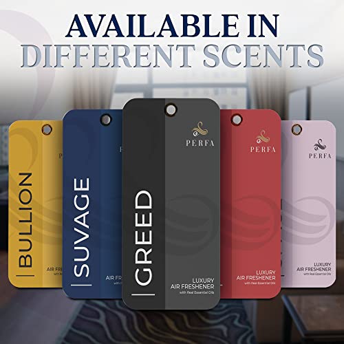 Image of 3PCS Savage Disposable Card Car Air Fresheners for Men | Long Lasting Automotive Freshener | Lasts for 2 Weeks | Strong Car Perfume with Odor Eliminating Technology by Perfa