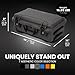 NANUK 935 Hard Case with Padded Divider – Waterproof Equipment Case with Wheels, 22” x 14” x 9” – Dustproof and Impact Resistant, Airline Carry-On Approved – Graphite