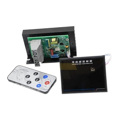 Regulador de voltaje digital AC 220V 10000W scr control de velocidad termostato atenuador 4