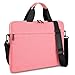 MicaYoung Laptop Sleeve Case 15.6-16 Inch Lightweight Waterproof Shoulder Bag Compatible with 15.6 inch Notebook Chromebook Acer Asus Dell HP Thinkpad, Pink