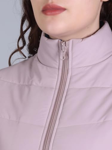 Image of RARE TIMES Women's Sleeveless Puffer Jacket | Winter Jacket for Women | Reversible Jacket for Women Winter Wear With 2 Zip Pocket (Pack of 1)