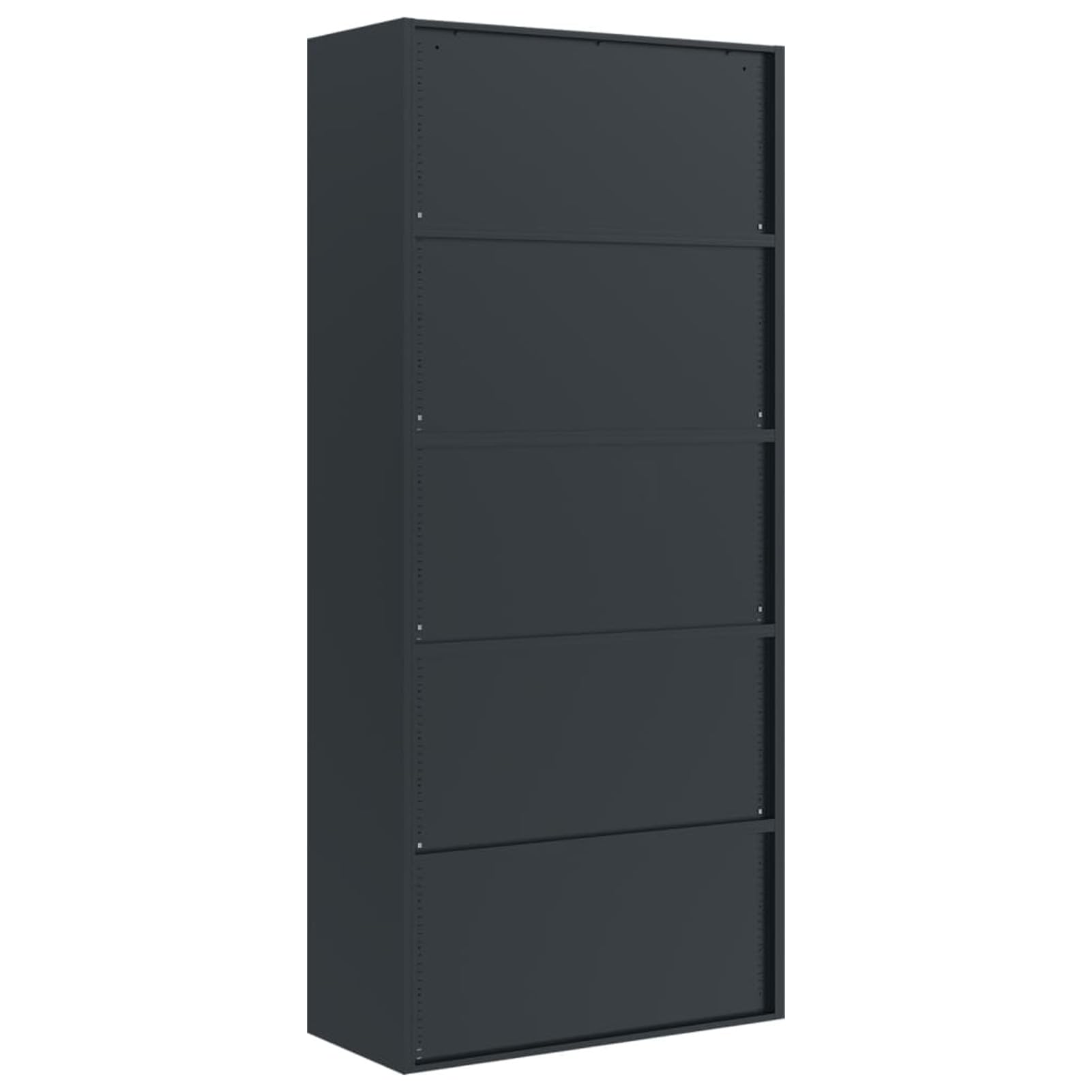 LAPOOH Armadio Classificatore Antracite 90x40x200 cm in Acciaio,Armadi Archivio,Armadio Classificatore,Armadi da Ufficio,Schedario da Ufficio -339763