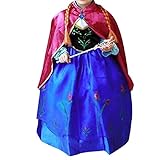 Lieferumfang: 1x Set bestehend aus: 1x Kleid + 1x Zauberstab + 1x Diadem + 1x Zopf+ 1 X Handschuhen+ 1 X Halskette;