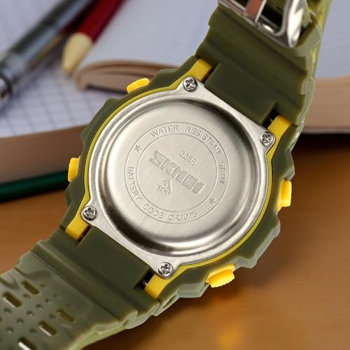 Image of SKMEI Kids Digital Sport Watch - Waterproof 50M, Alarm, Countdown Timer, Dual Time, LED Backlight - Durable & Lightweight Boys & Girls Watch - 2288