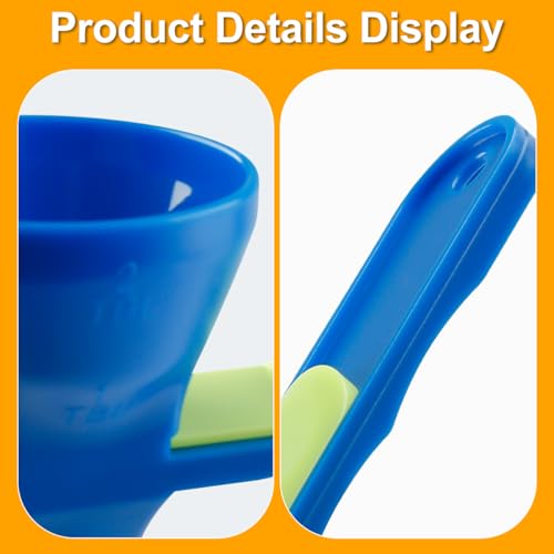 Lotsdonxia 2 Pcs Leak-Proof Protein Powder Scoops – 10g/0.35oz Sliding Funnel Scoop for Accurate Measurement and Mess-Free Dispensing for Gym, Milk Formula, and Kitchen Use - Image 5