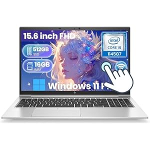 HP Elitebook 850 G8 Business Laptop Touchscreen, 15.6-inch FHD(1920 x 1080), Core i5-1145G7 up to 4.4GHz, 16GB RAM, 512GB SSD, QWERTY Keboard, Windows 11 Pro (Renewed)