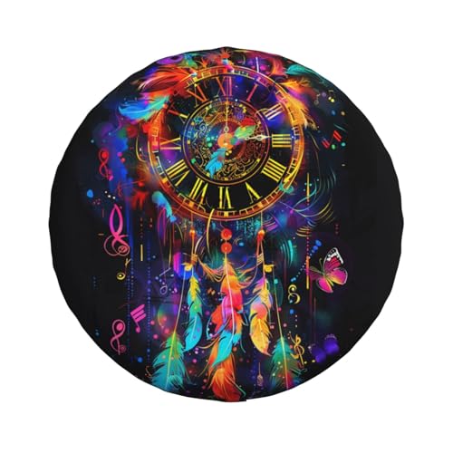 Image of Dream Catcher Spare Tire Cover Native American Weatherproof Universal Wheel Protectors Wheel Covers for Rv Camper Travel Trailer SUV Truck 14 Inch