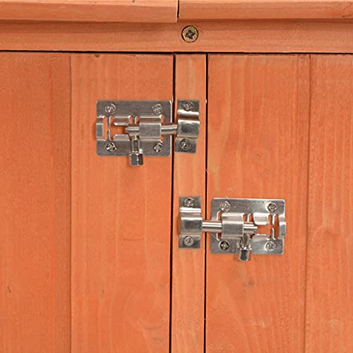 LIUBIAONET Garten Balkon Garten-Geräteschuppen 120x50x91 cm Holz – Bild 4