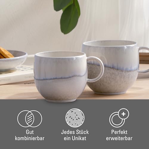 Taza pequeña Perlemor Sand de porcelana premium miniatura 5