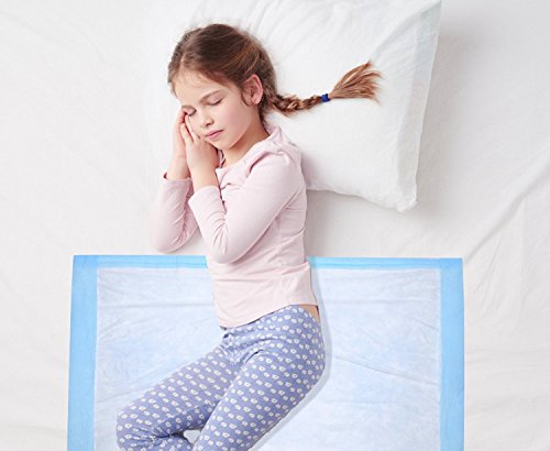 Blue Hospital Pads 25 Count (Size 23 X 36 Inch) - Disposable Underpad - Bed And Chair Incontinence Protector Pad For Adult, Child, Or Pets - Absorbent Waterproof Chux By Brightcare #TOP4