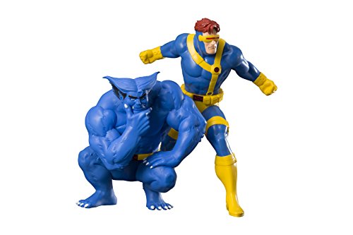 KOTOBUKIYA Marvel Universe Cyclops & Beast Two Pack Artfx Collectible Statue