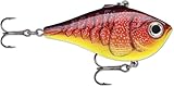 Rapala Rippin' Rap, Fishing Lure, Hard Bait, 2-1/2', Red Crawdad