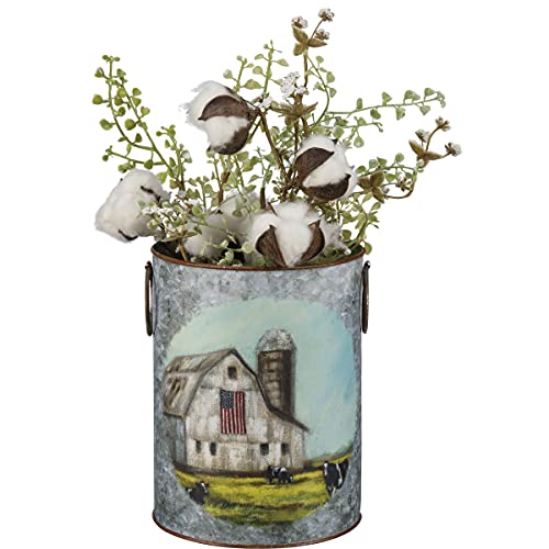 Primitives-by-Kathy-Farm-and-Flag-Home-Decor-Bucket-Set Primitives by Kathy Farm and Flag Home Decor Bucket Set