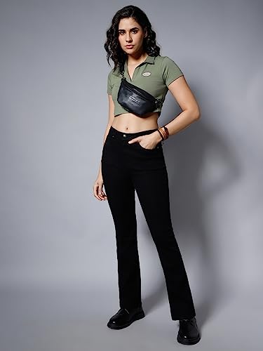 Image of HIGH Star Women's Bootcut Fit Mid Rise Jeans