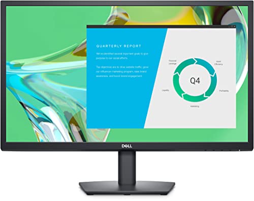 Image of Dell -E2422Hn(60.96 Cm) Fhd Monitor 1920 X 1080 at 60Hz,IPS Panel,Brightness 250 Cd /M,Contrast Ratio 1000:1,Viewing Angle 178 /178,Response Time Anti-Glare,Flicker-Free Screen,3 Year Warranty,Black