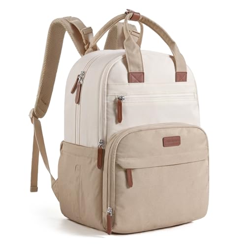 mommore Diaper Bag Backpack Multi-pocket Baby Bag with Changing Pad