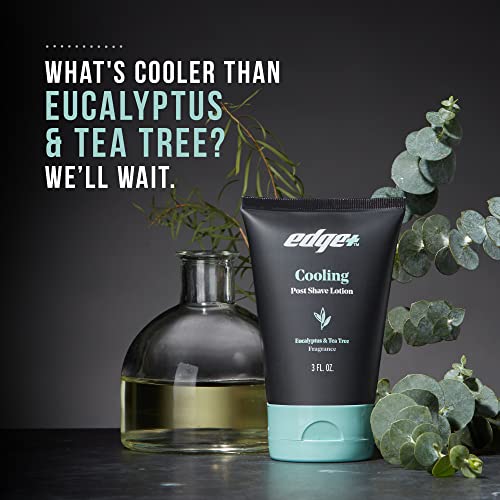 Edge+ Cooling Post Shave Lotion with Eucalyptus & Tea Tree, 3 Oz - Thumbnail 3